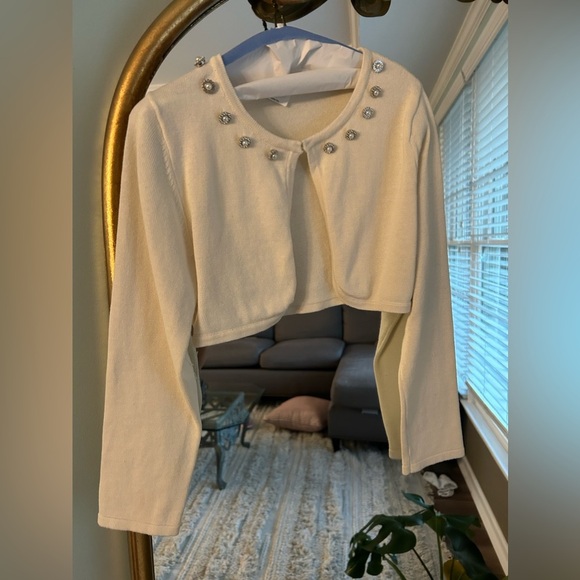 Girls Sweet Charmers Formal Cardigan - Size 6 - Picture 1 of 1